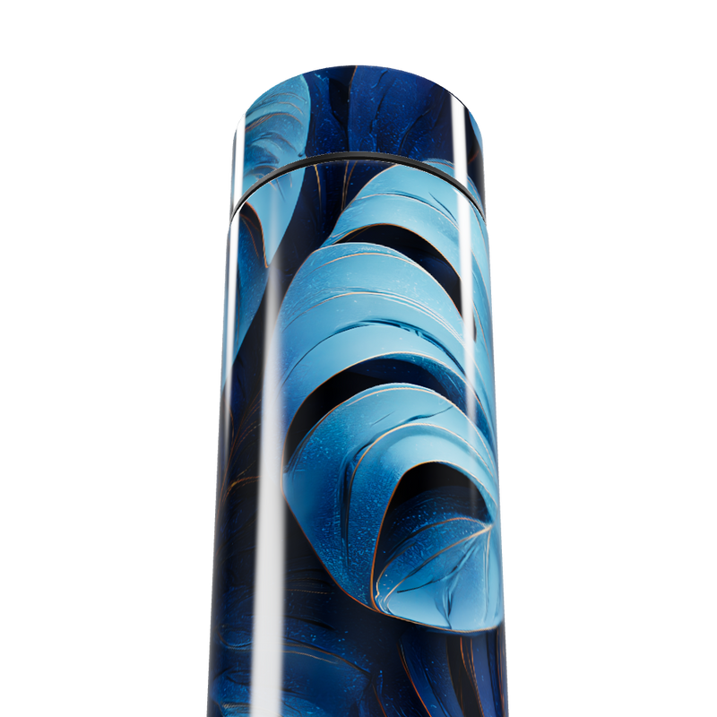 Garrafa Térmica Touch - Folhagem Azul