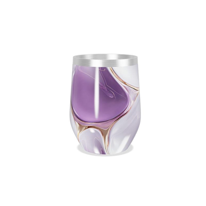 Copo Térmico Slim - Lilás Marmorizado Inox