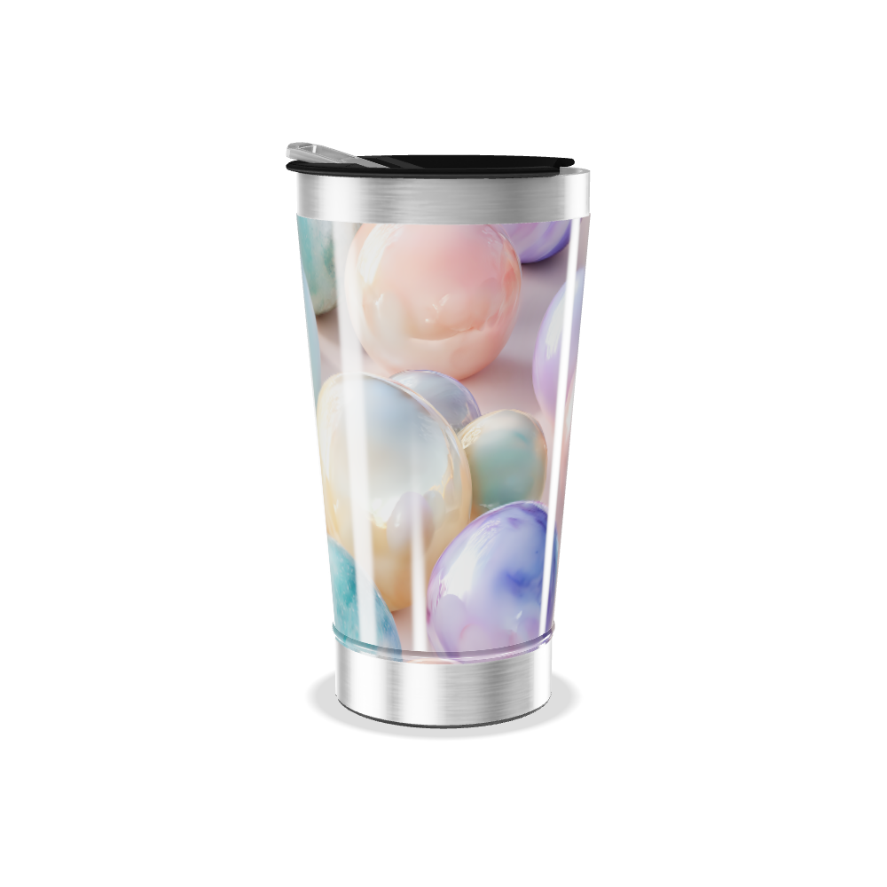 Copo Térmico - Estampa Bolhas Coloridas