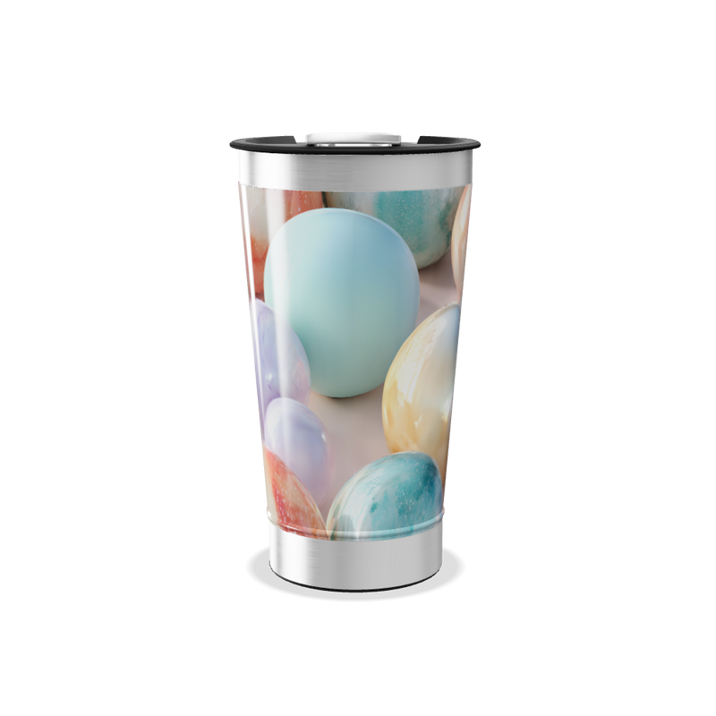 Copo Térmico - Estampa Bolhas Coloridas