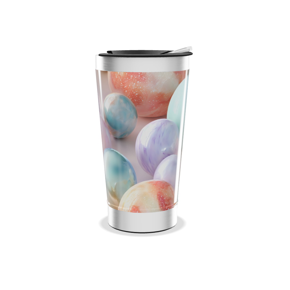Copo Térmico - Estampa Bolhas Coloridas