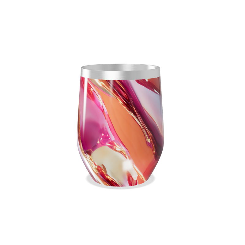 Copo Térmico Slim - Estampa Abstrata Colorida