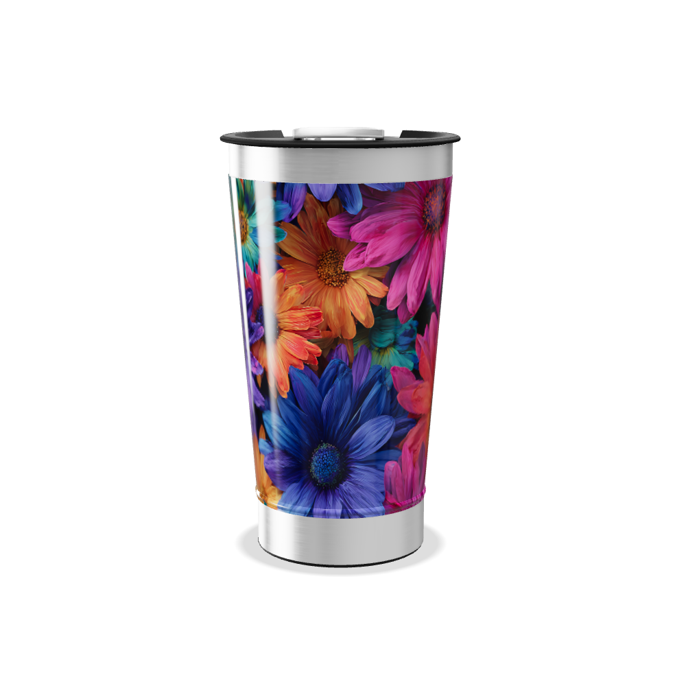 Copo Térmico - Flores Coloridas