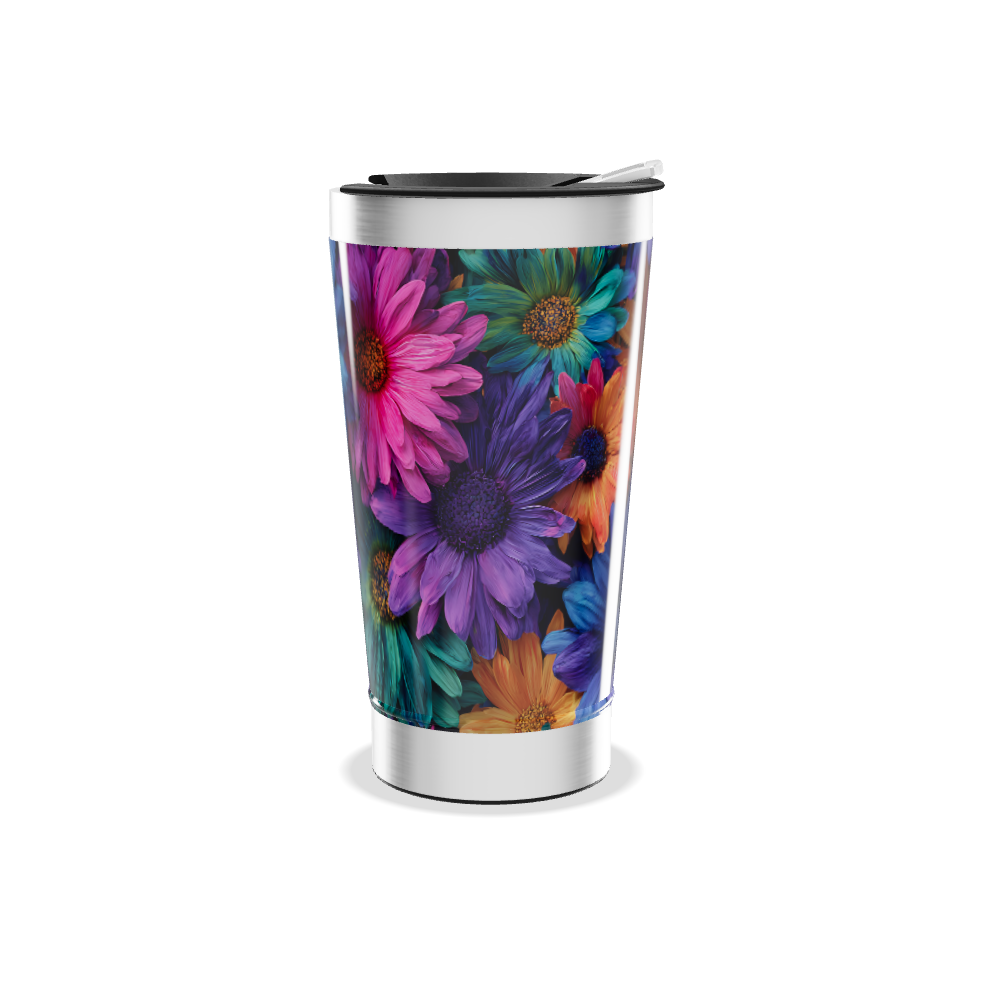 Copo Térmico - Flores Coloridas