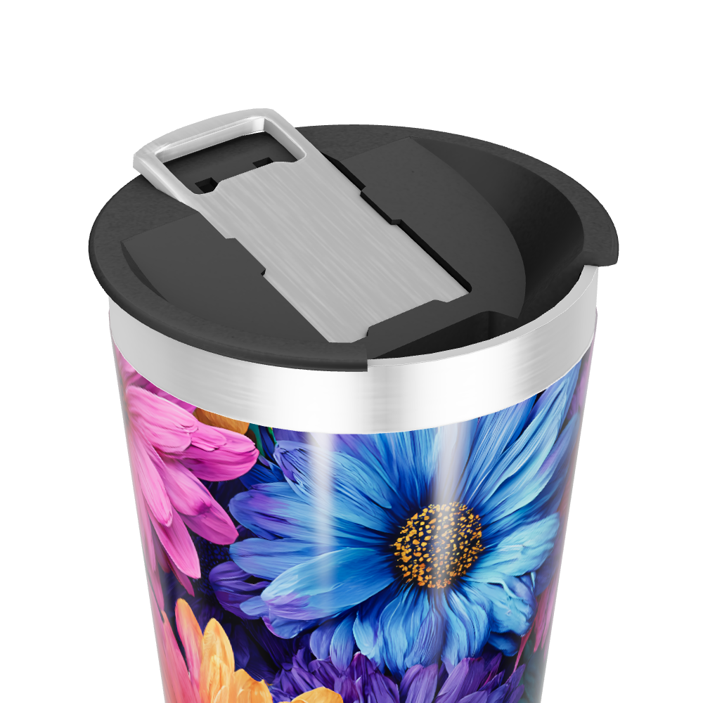Copo Térmico - Flores Coloridas