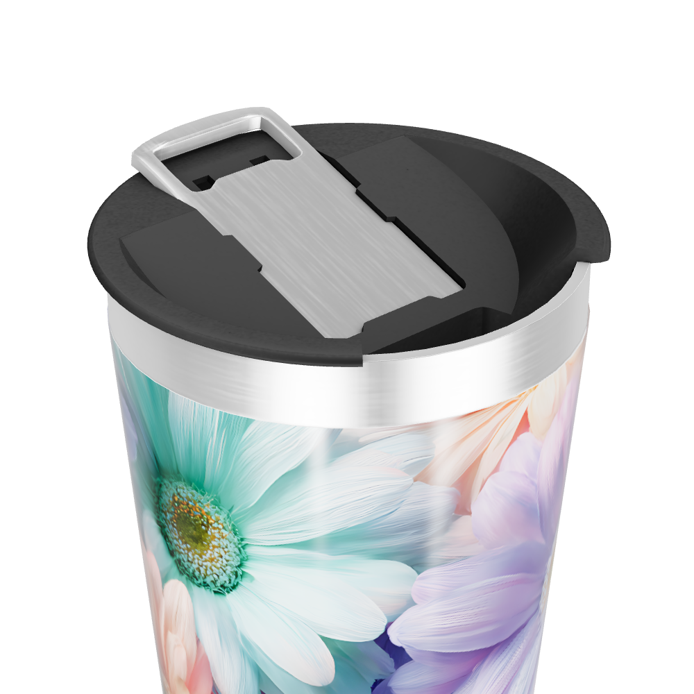 Copo Térmico - Estampa Floral Colorida