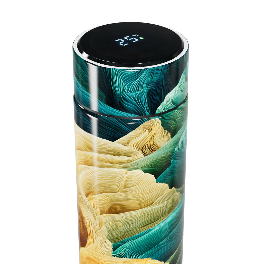 Garrafa Térmica Touch - Colorida com Display Digital