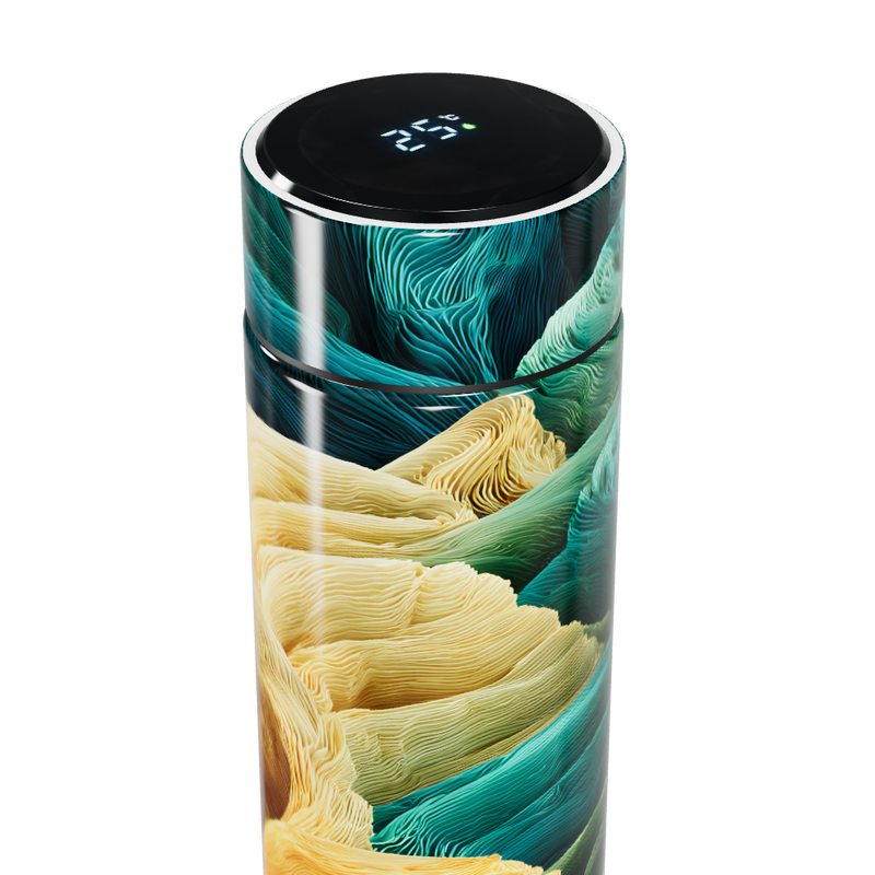 Garrafa Térmica Touch - Colorida com Display Digital