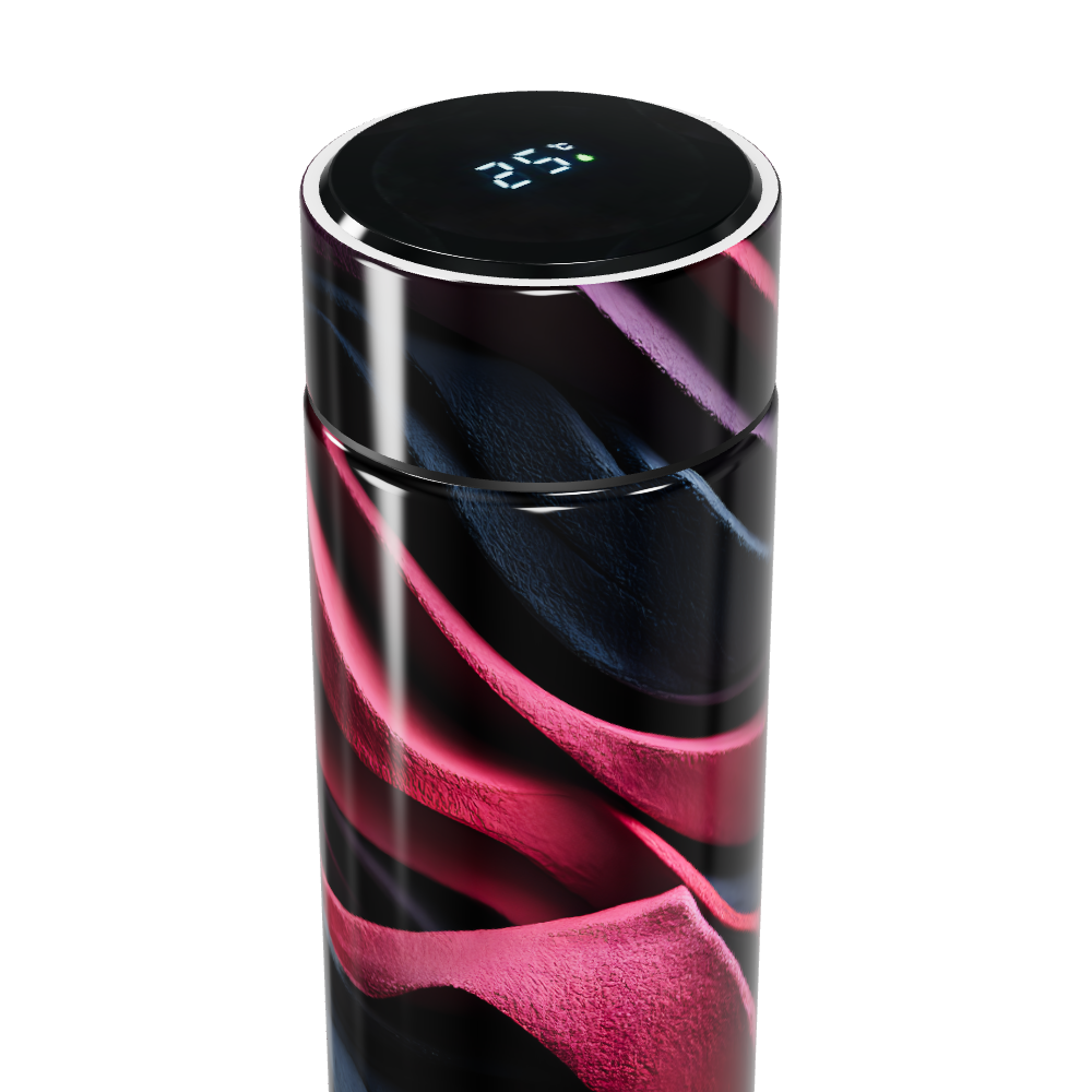 Garrafa Térmica Touch - Listras Coloridas