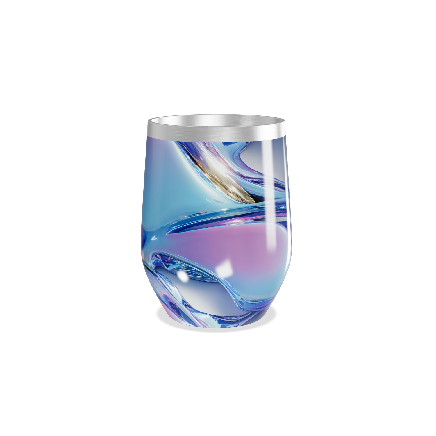 Copo Térmico Slim - Holográfico Multicolorido