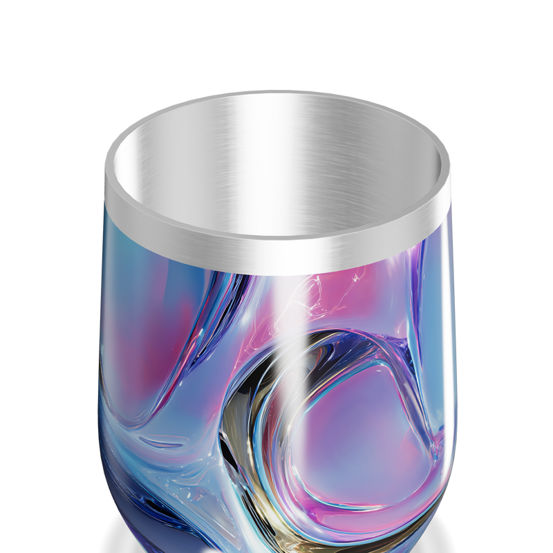 Copo Térmico Slim - Holográfico Multicolorido