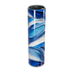 Garrafa Térmica Touch - Azul com Estampa Abstrata