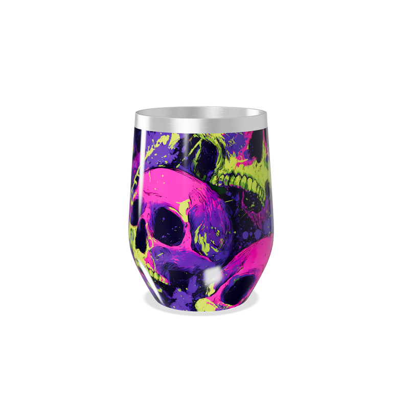 Copo Térmico Slim - Caveiras Coloridas