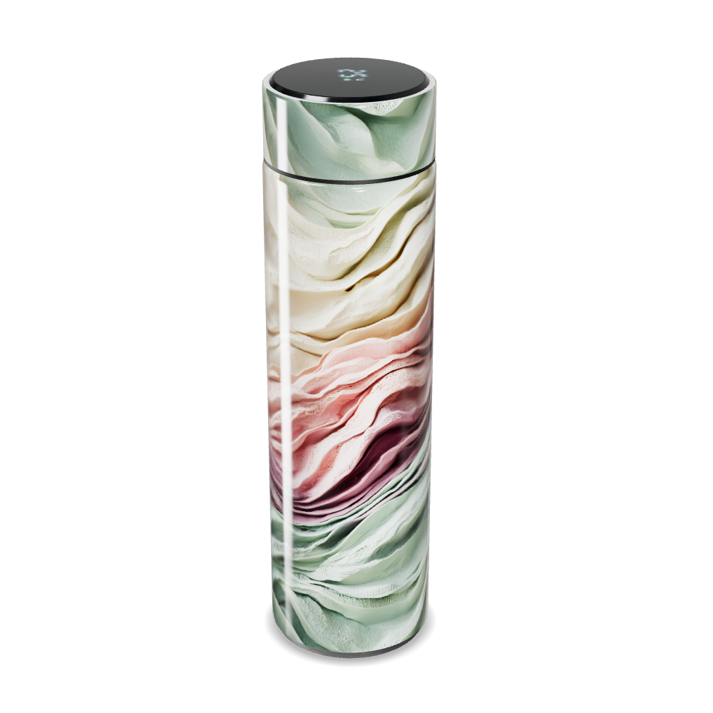 Garrafa Térmica Touch - Design Marmorizado Colorido