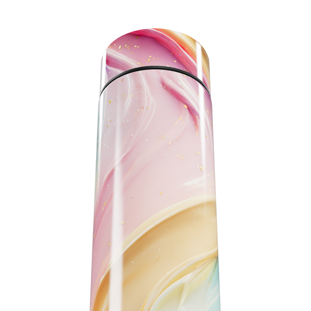 Garrafa Térmica Touch - Colorida Mármore Digital