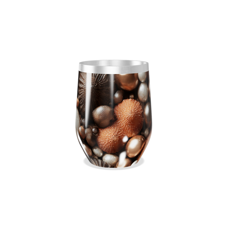 Copo Térmico Slim - Estampa Conchas Marinhas