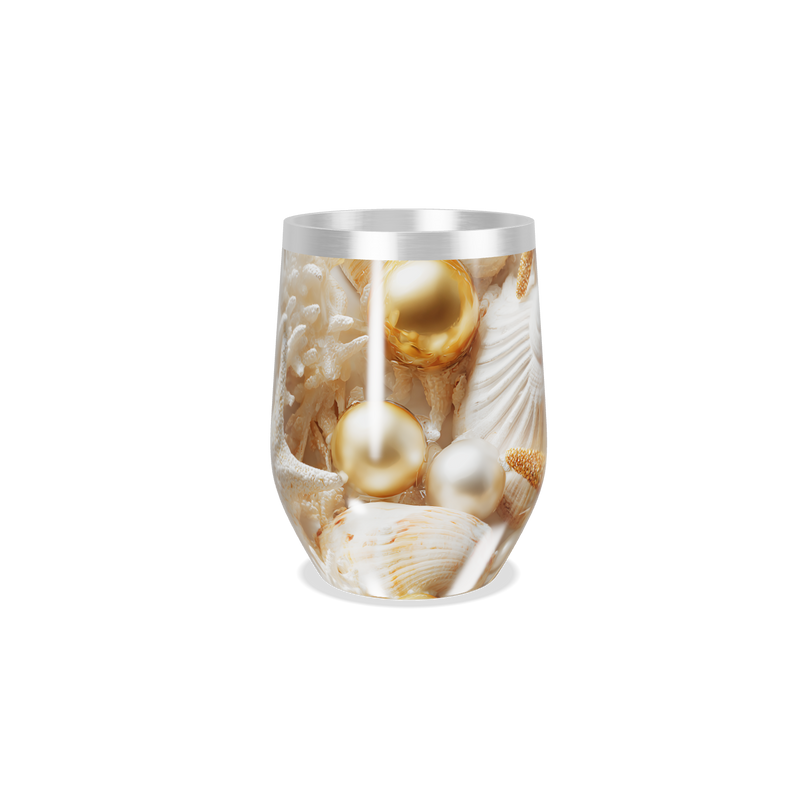 Copo Térmico Slim - Conchas e Estrelas do Mar