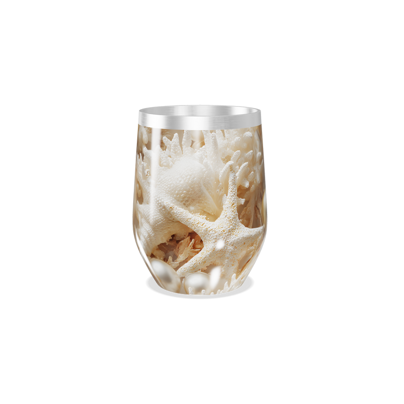 Copo Térmico Slim - Conchas e Estrelas do Mar