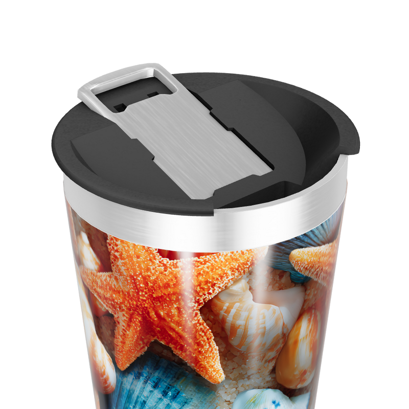 Copo Térmico - Estampa Conchas Coloridas