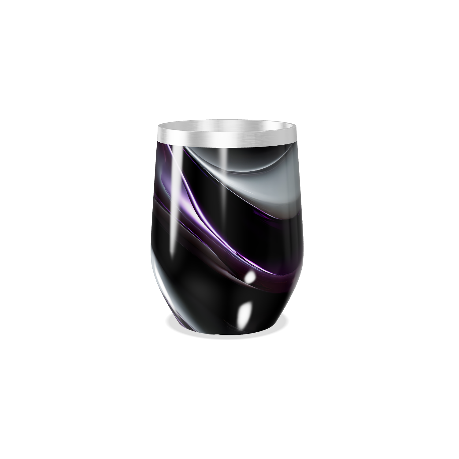 Copo Térmico Slim - Roxo com Design Curvo