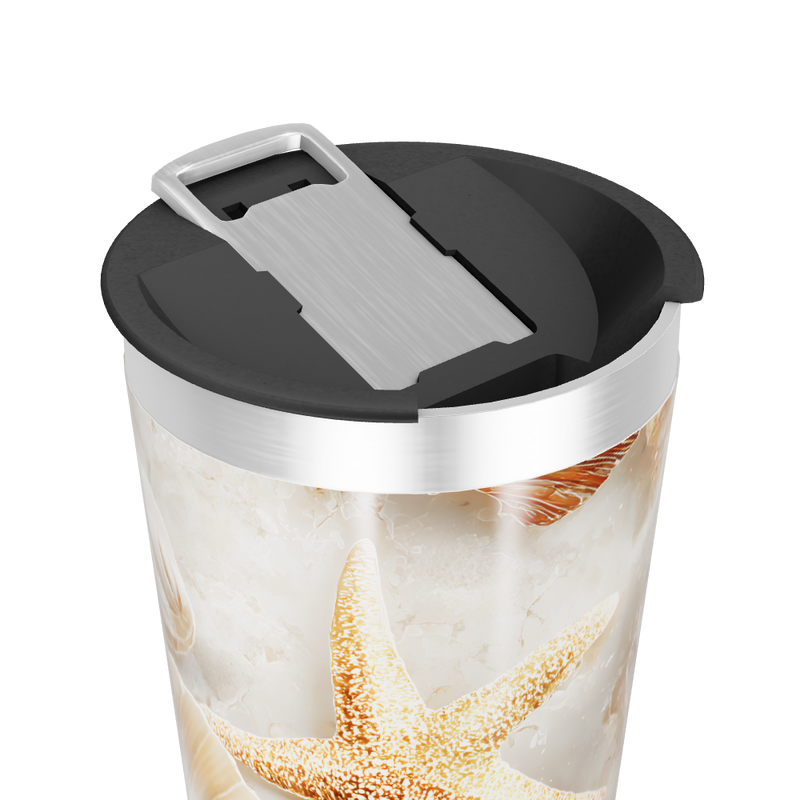 Copo Térmico - Estampa Marinha Conchas