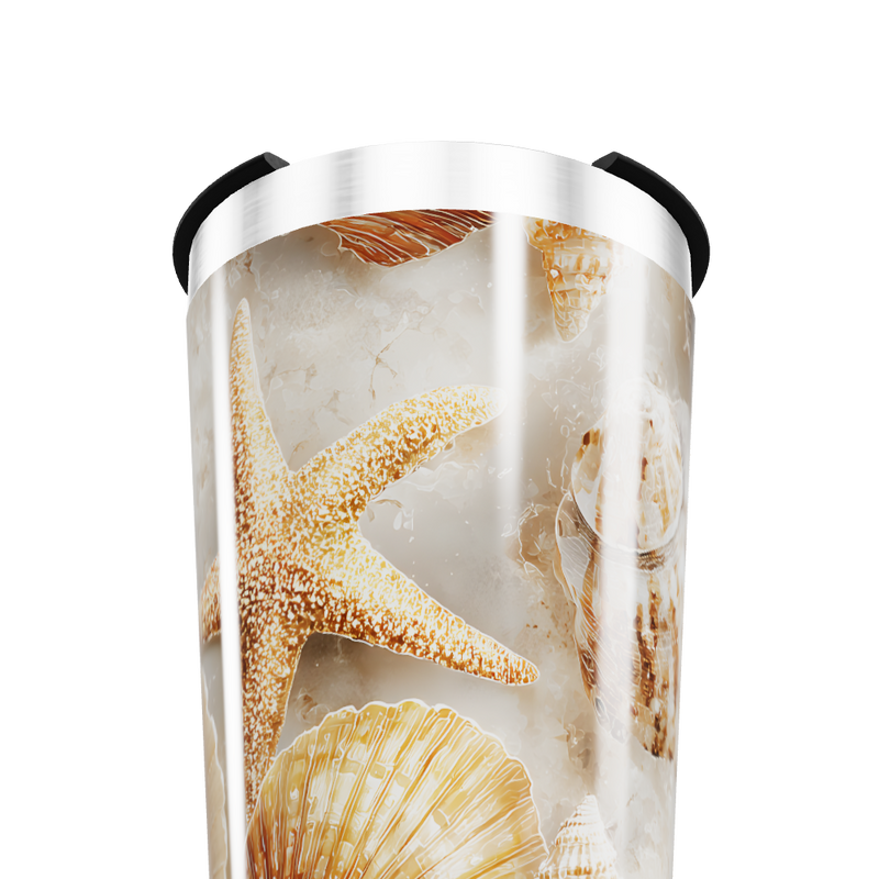 Copo Térmico - Estampa Marinha Conchas