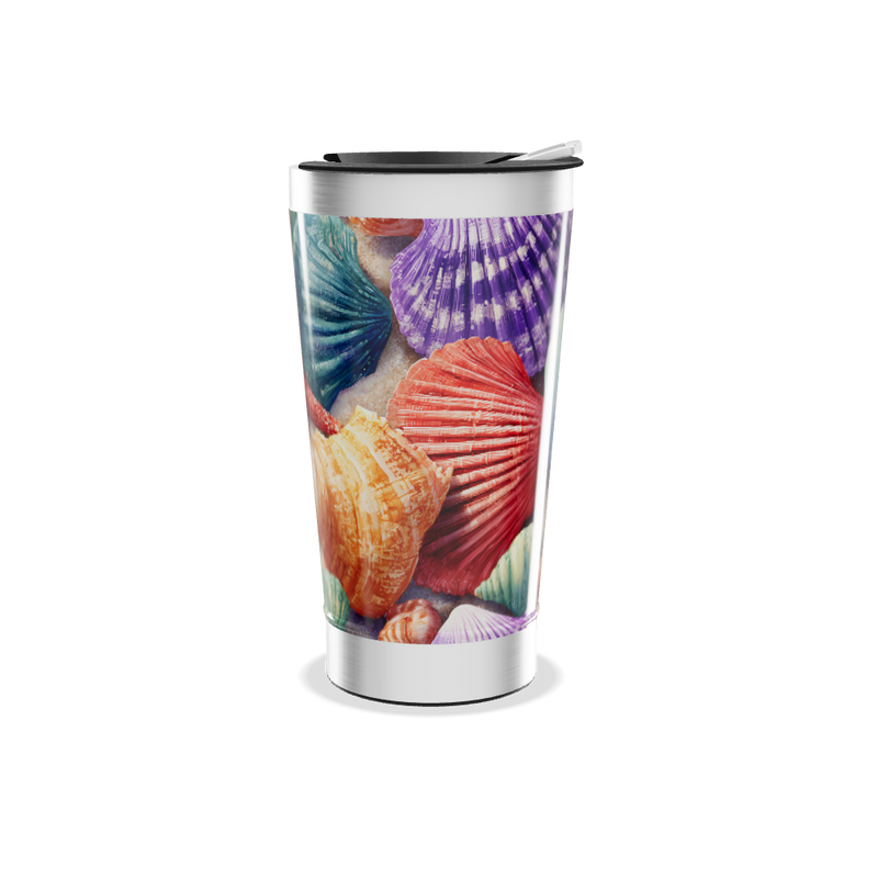 Copo Térmico - Conchas Marinhas Coloridas
