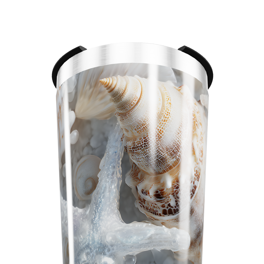 Copo Térmico - Estampa Marítima Conchas