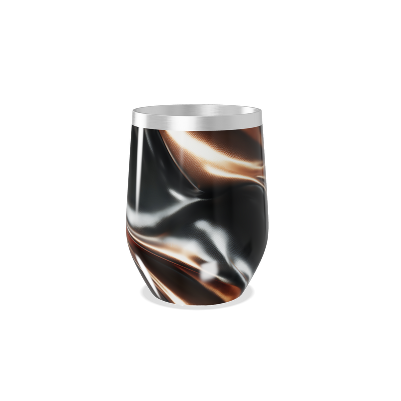 Copo Térmico Slim Preto Metálico - Aço Inox