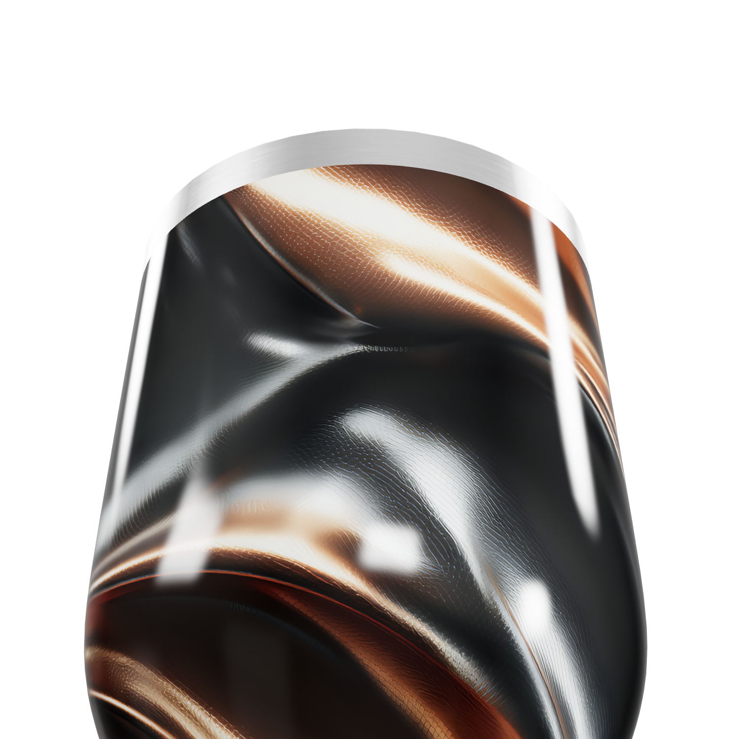 Copo Térmico Slim Preto Metálico - Aço Inox