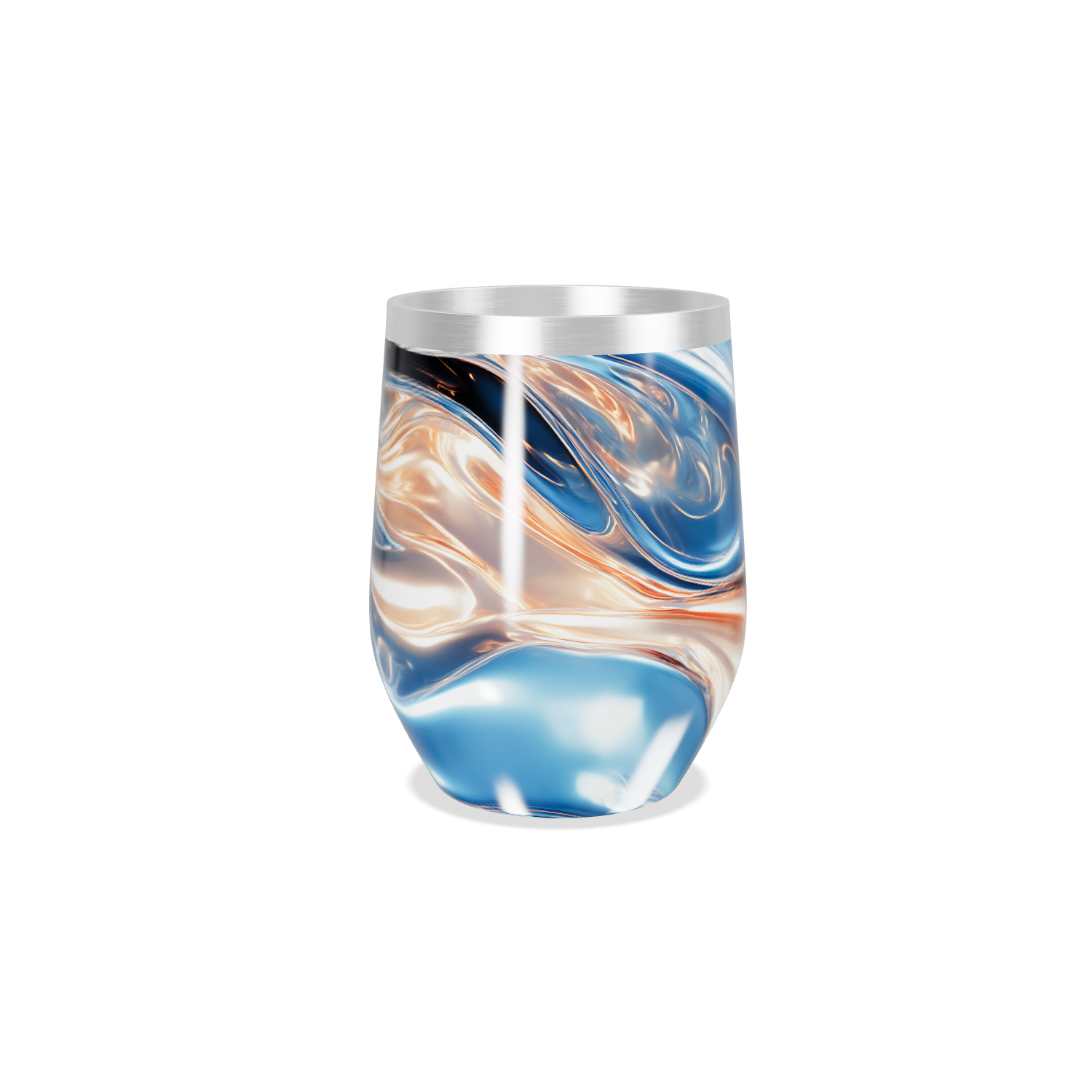 Copo Térmico Slim - Aço Inox Estampa Abstrata