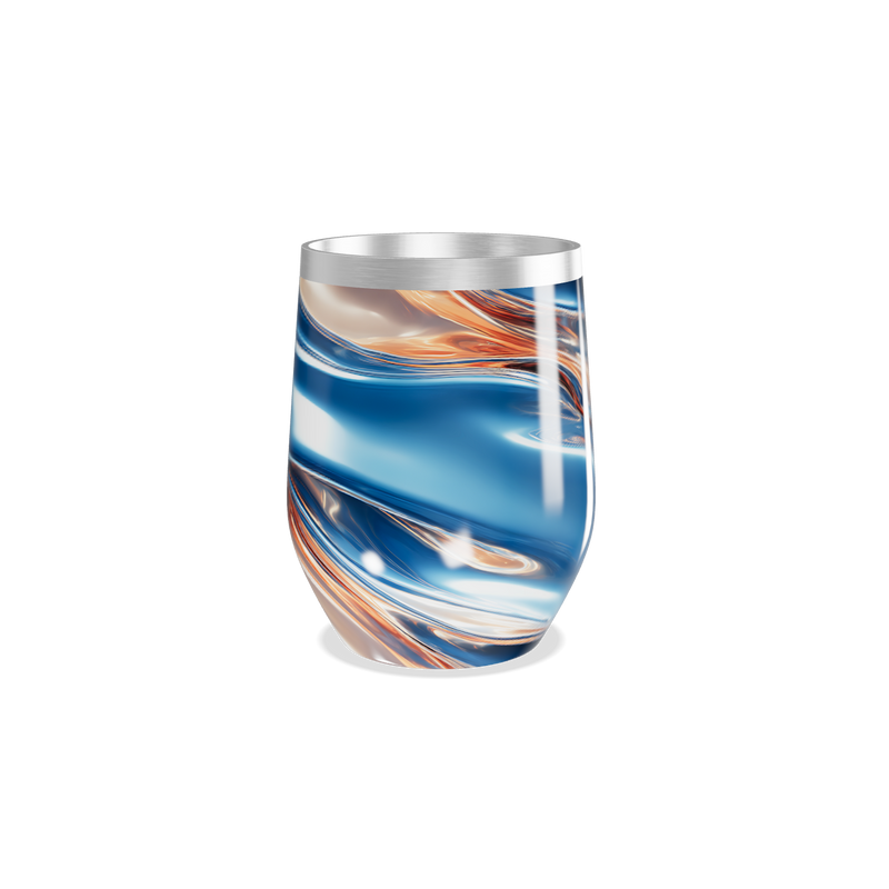 Copo Térmico Slim - Aço Inox Estampa Abstrata