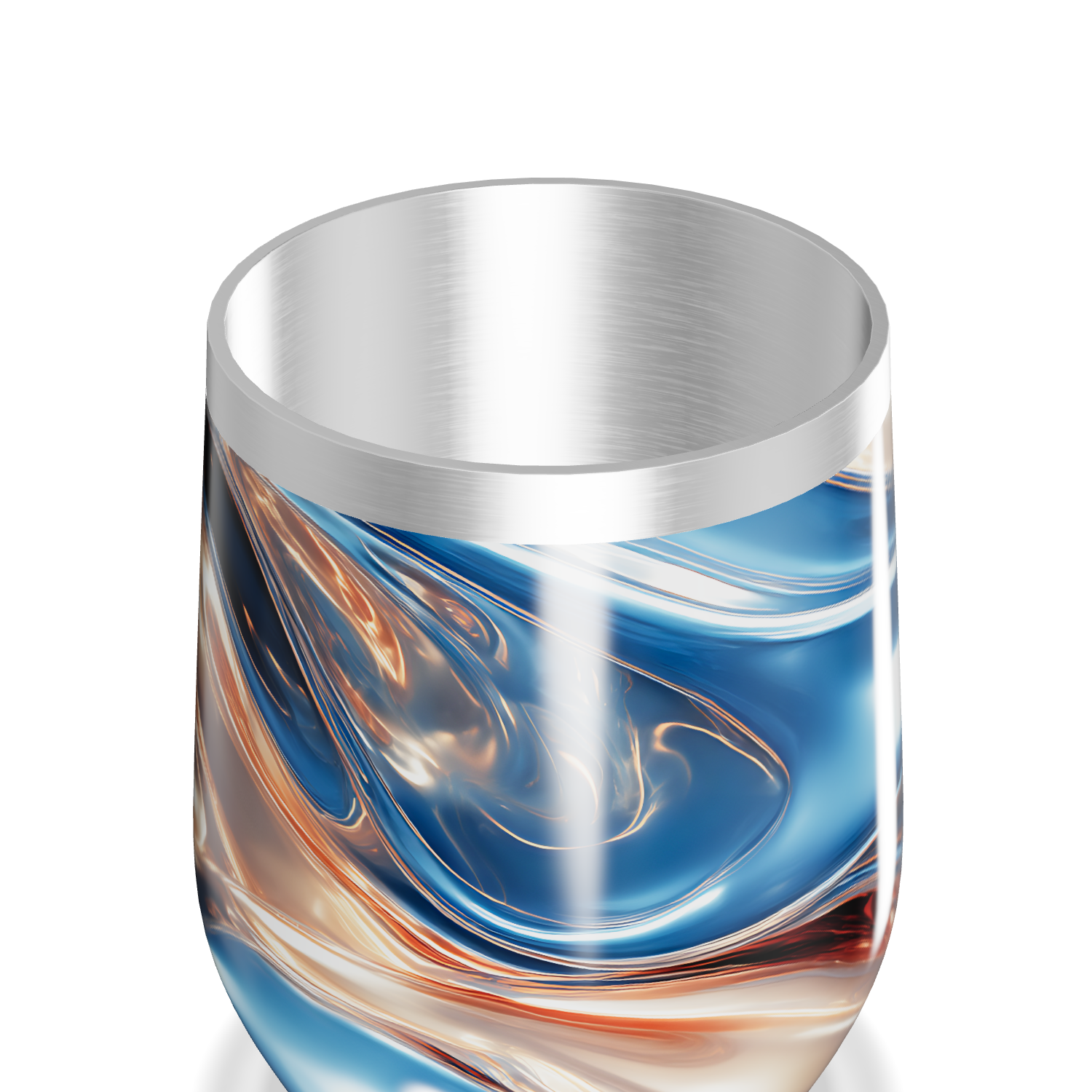 Copo Térmico Slim - Aço Inox Estampa Abstrata