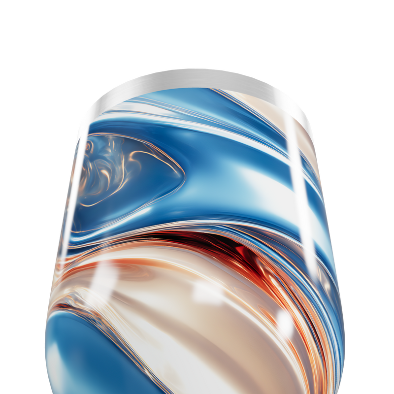 Copo Térmico Slim - Aço Inox Estampa Abstrata