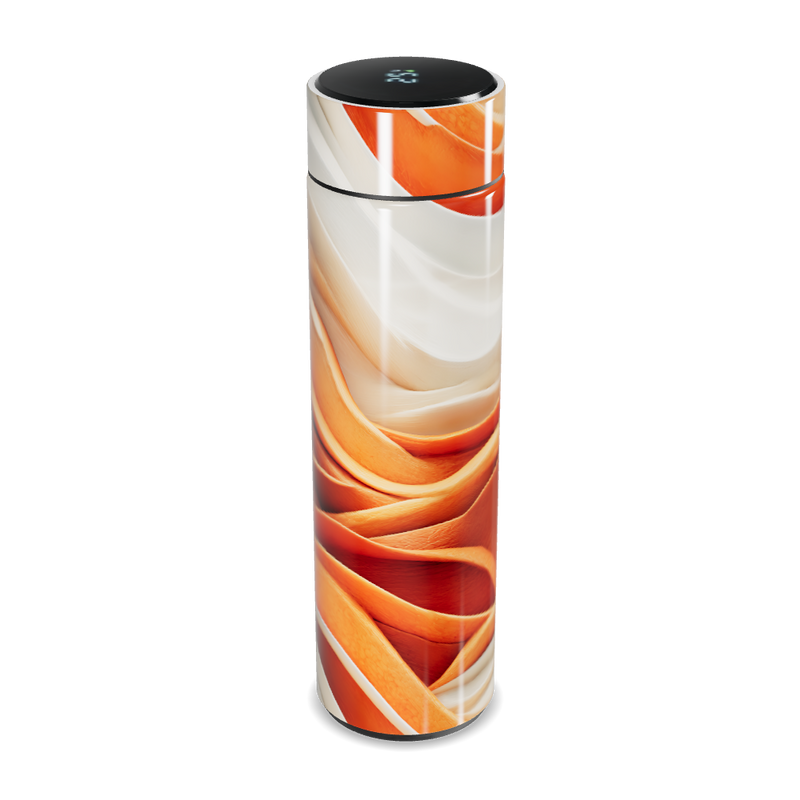 Garrafa Térmica Touch - Estampa Laranja Moderna