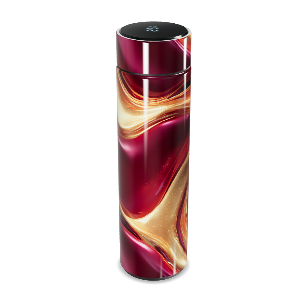 Garrafa Térmica Touch - Estampa Abstrata Colorida