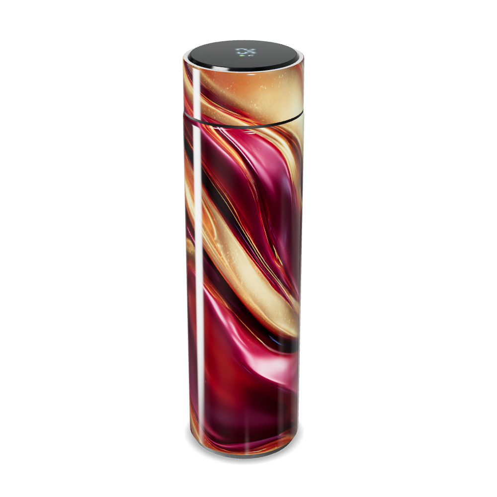 Garrafa Térmica Touch - Estampa Abstrata Colorida