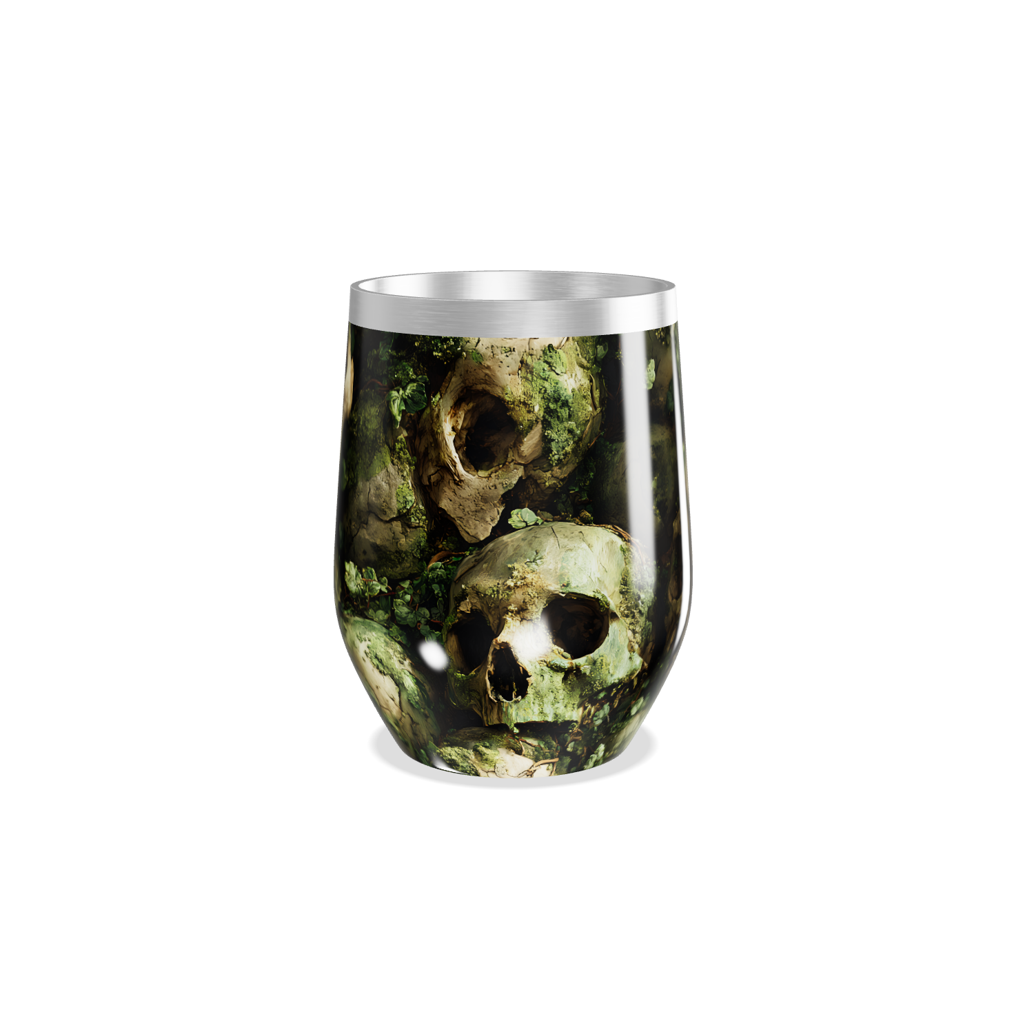 Copo Térmico Slim - Caveira Verde inox