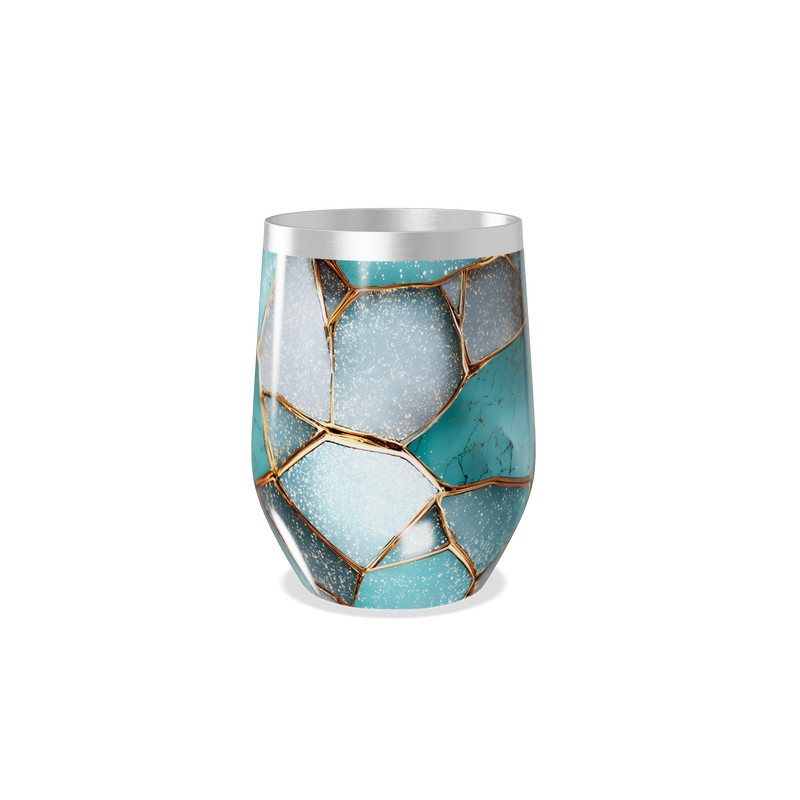 Copo Térmico Slim - Azul Vidro Quebrado