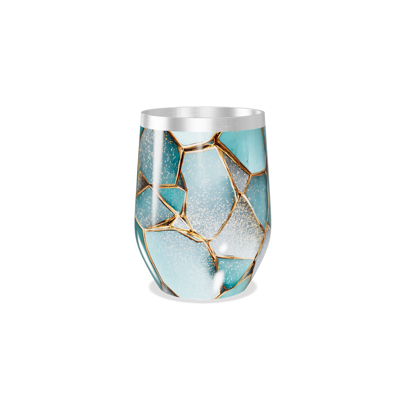 Copo Térmico Slim - Azul Vidro Quebrado