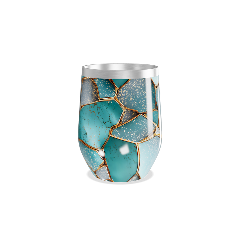 Copo Térmico Slim - Azul Vidro Quebrado