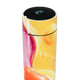 Garrafa Térmica Touch - Amarela com Design Abstrato