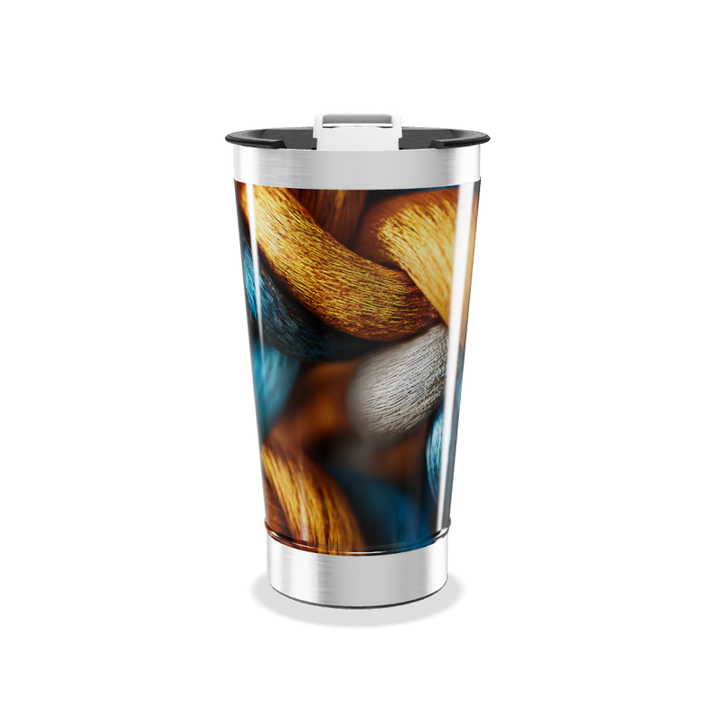 Copo Térmico - Estampa Colorida Metalizado