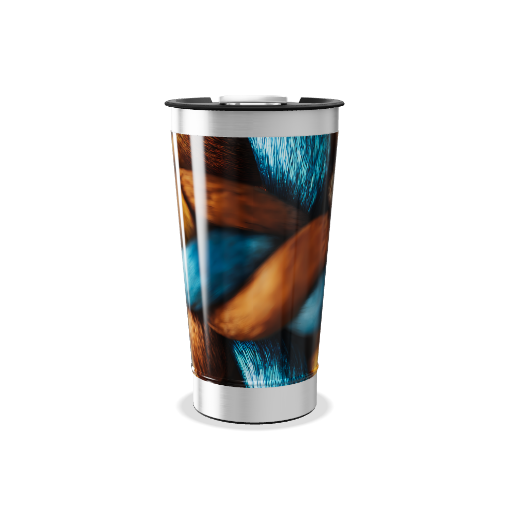 Copo Térmico - Estampa Colorida Metalizado