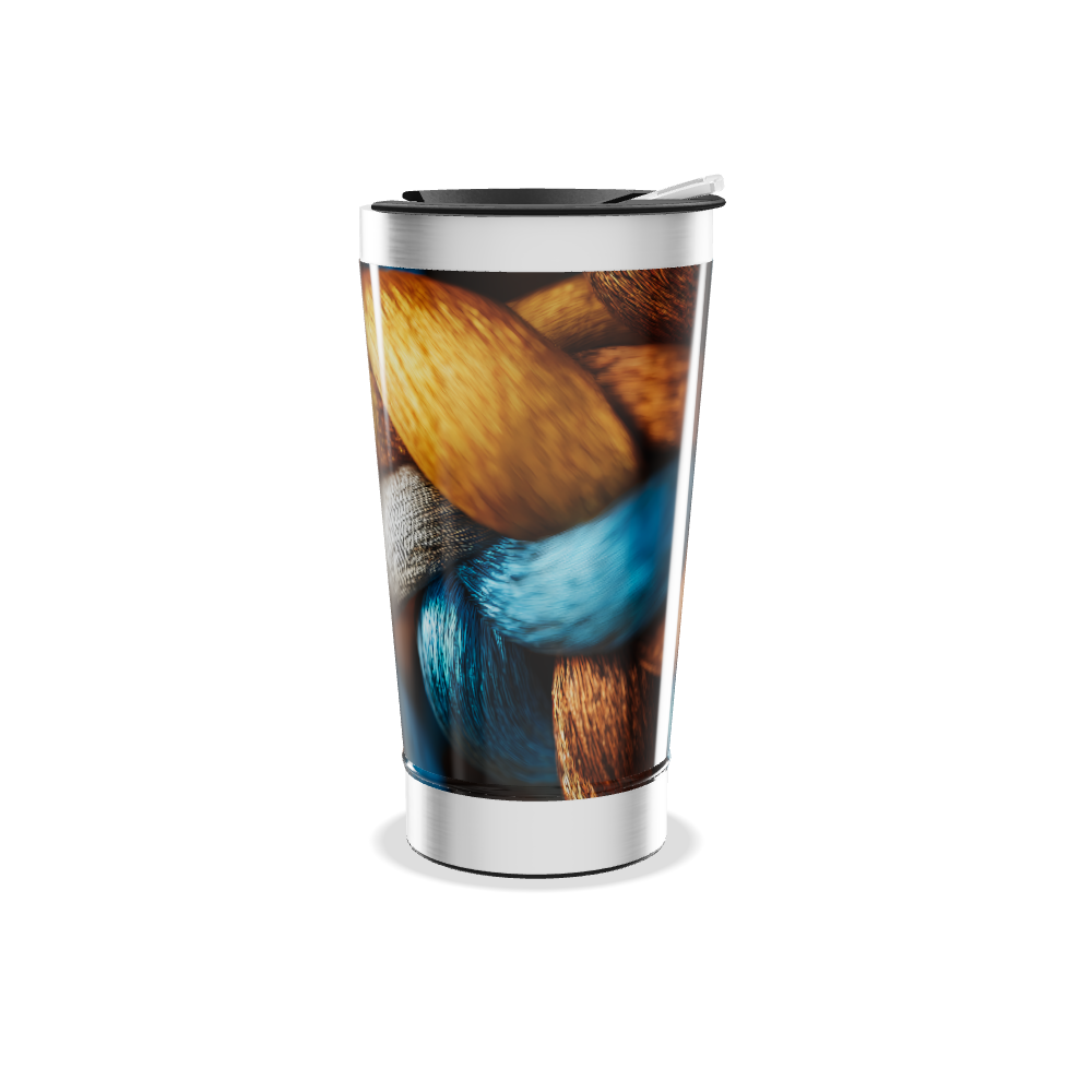 Copo Térmico - Estampa Colorida Metalizado