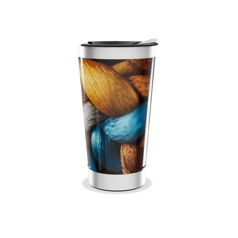 Copo Térmico - Estampa Colorida Metalizado