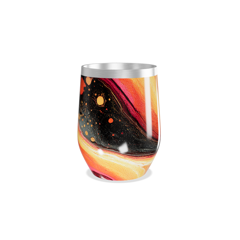 Copo Térmico Slim - Estampa Cósmica Colorida