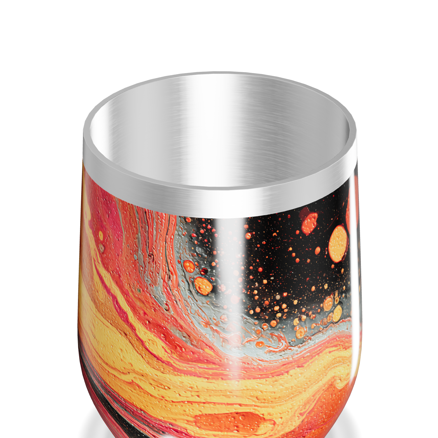 Copo Térmico Slim - Estampa Cósmica Colorida