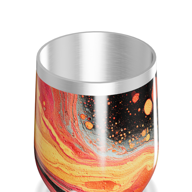 Copo Térmico Slim - Estampa Cósmica Colorida