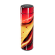 Garrafa Térmica Touch - Vermelho Com Design Abstrato